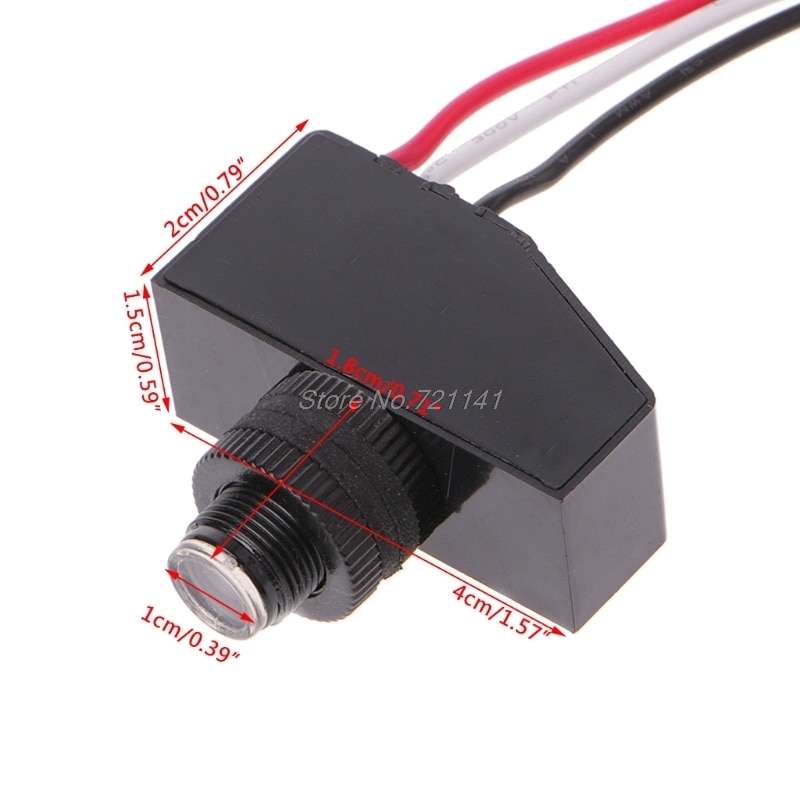 Automatic Light Control Sensor DC12V 24V 36V 48V Dusk To Dawn Photocell Switch