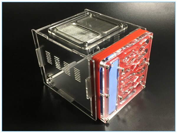 acrylic ant nest replacement ant workshop bionic mini ants farm house ant farm: Red
