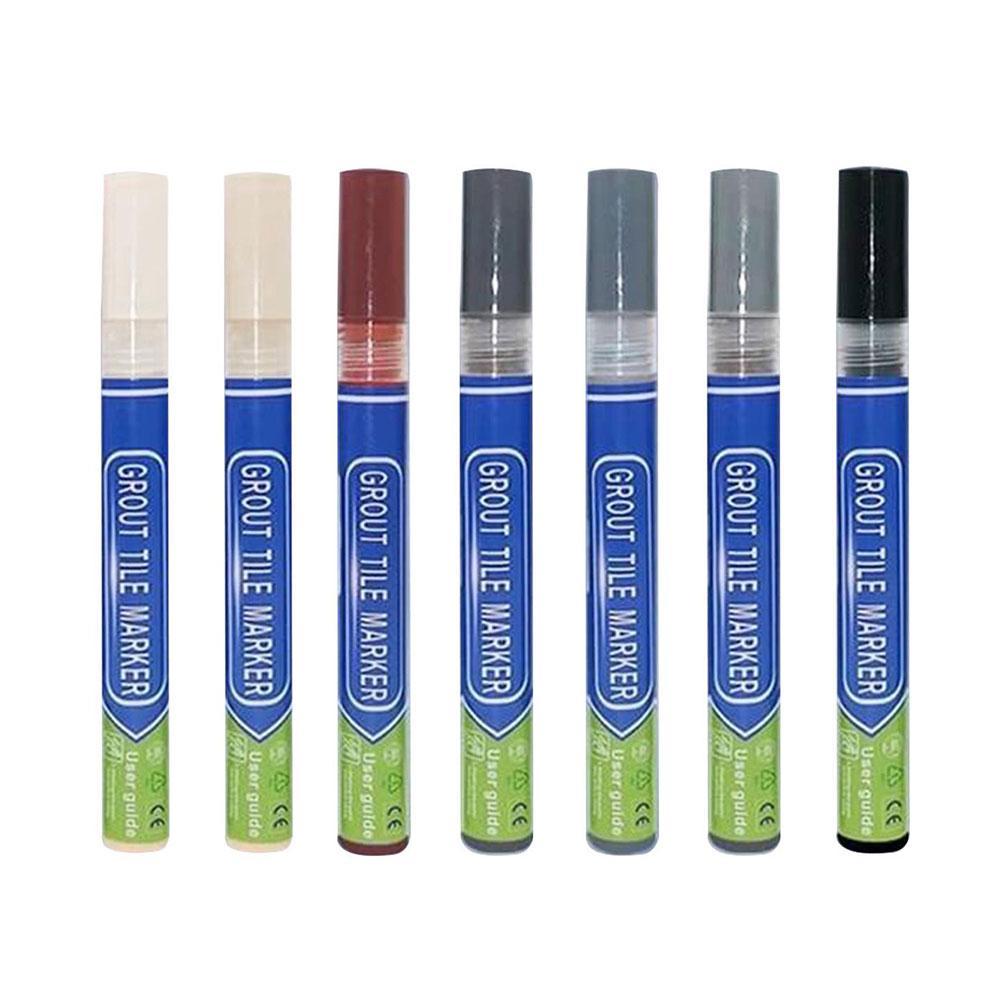 Tile Caulking Pen Color Waterproof Tile Gap Repair Pen Tiles Refill Grout Pen Mouldproof Filling Agents Bathroom Paint Cleaner