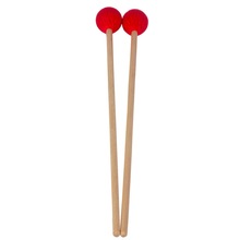 Middle Marimba Stick Mallets Xylophone Glockensplel Mallet with Beech Handle Percussion Kit Musical Instrument Accessories
