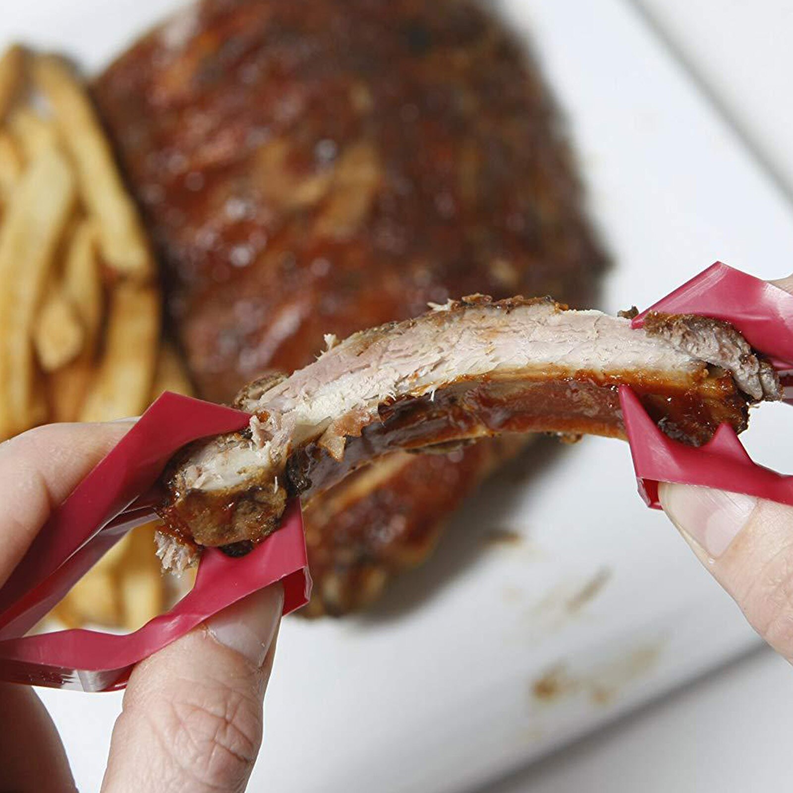 25#6pcs Food Finger Tongs Baking Kitchen Multifunctional Mini Food Tongs Anti-scald Food Tongs for Keeping Clean Kitchen