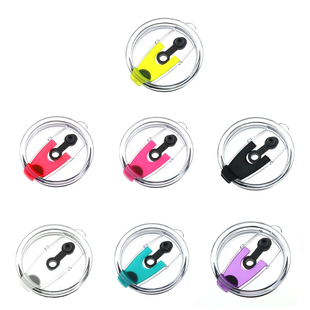 Multi-Gekleurde Splash Spill Proof Plastic Deksel Afdichting Fles Cover Voor 20 Oz/30 Oz Voor Rtic Yeti skinny Tumbler Water Cup