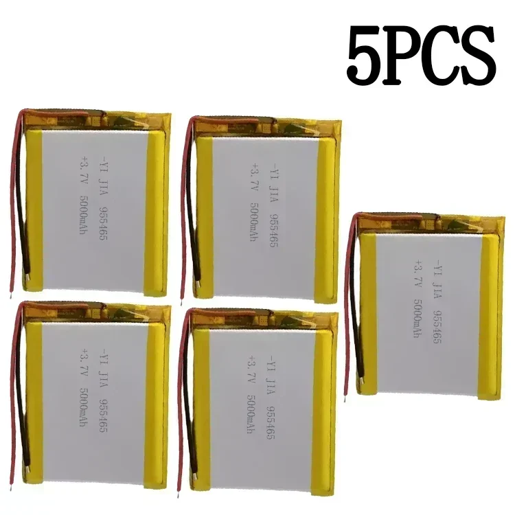 955565 , Batería de litio de gran capacidad de 5000 mAh 18,5 Wh, 955465 , Batería de polímero de litio, utilizada para productos digitales, ,: Naranja