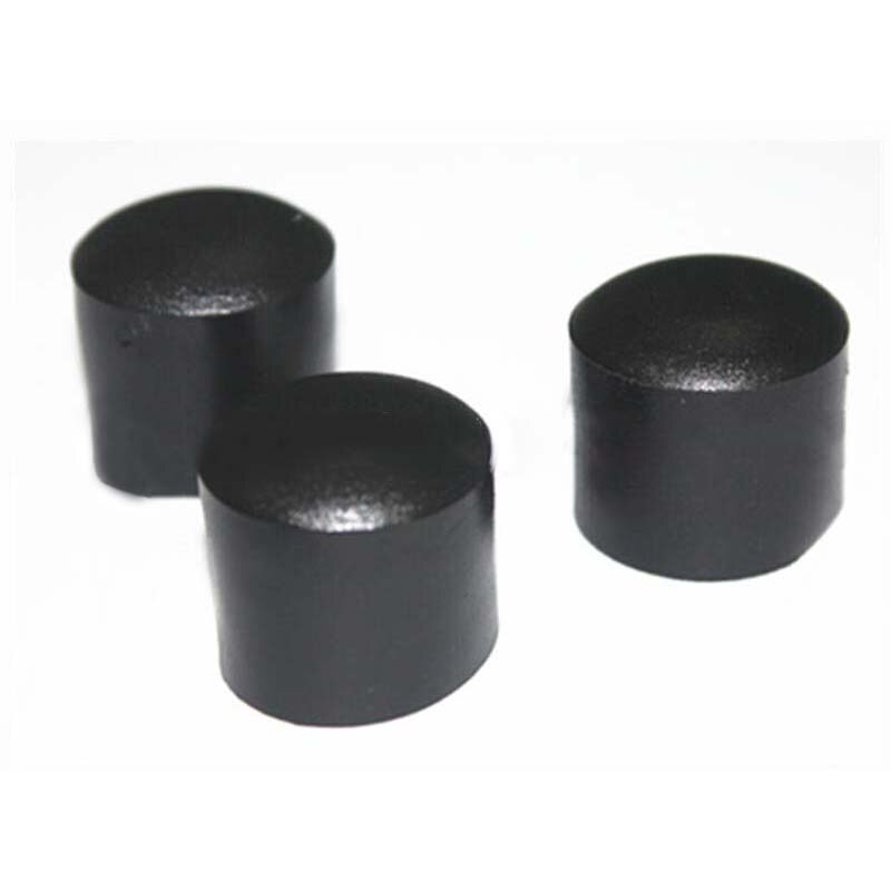 oben 4 teile/satz 19mm Stuhl Bein Kappen PVC Kunststoff Füße Schutz Pads Möbel Tisch Abdeckungen Runde Unterseite Schwarz