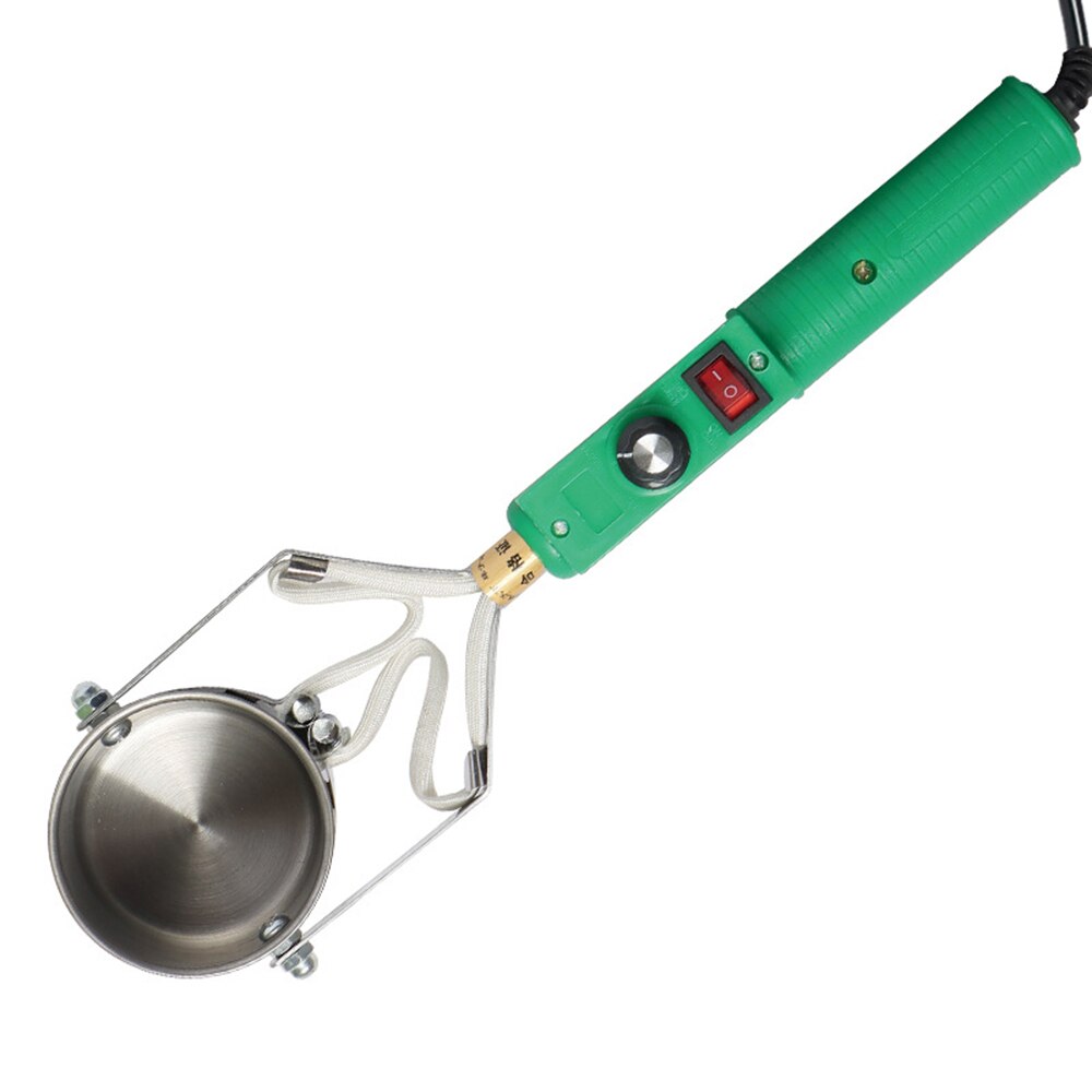 Portable 300W/500W Thermostat Melting Furnace Handheld Soldering Pot Soldering Furnace Soldering Tank Tool: 500W Temp Control / US