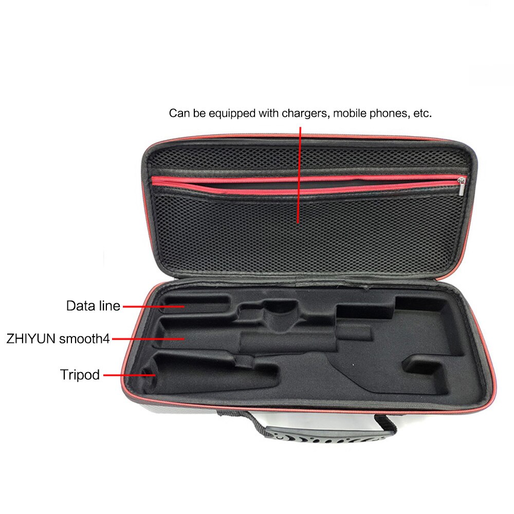 Draagtas Voor Zhiyun Glad 4 Draagbare Waterdichte Draagtas Pu Materiaal Bag Case Travel Camping Camera Accessoires