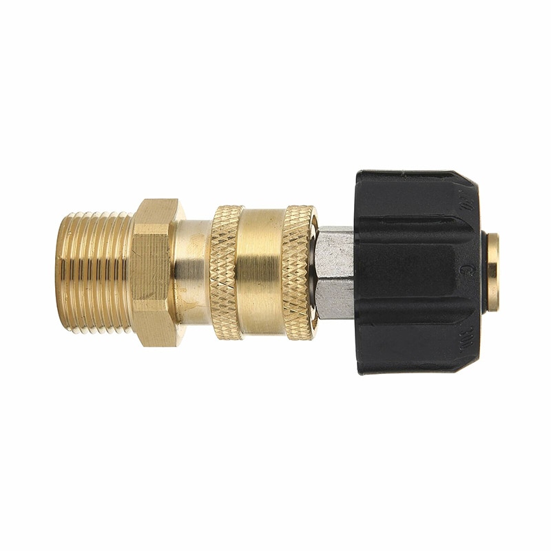 High Pressure Washer Adapter Set 5000PSI M22 1/4" Swivel Quick Connect Kit Graden Washing Tool Accessories Irrigation Tools