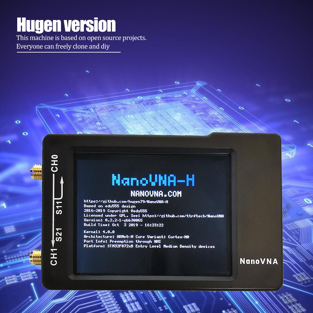 1pcs Digital Antenna Analyzer Digital Shortwave Antenna Meter Tester Nano VNA-H 50KHz-900MHz Vector Network MF HF VHF UHF