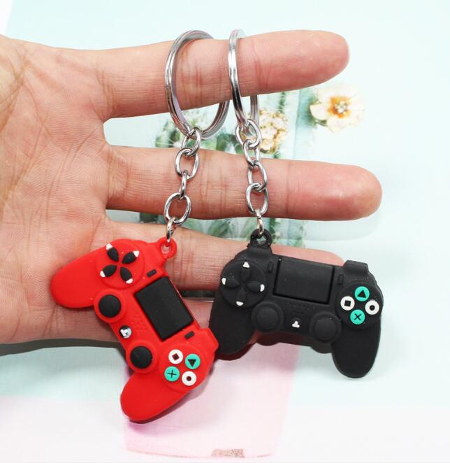 Personality Pretend Play Keychain Men Women Ring Pendant Couples Key Chain Bag Pendant