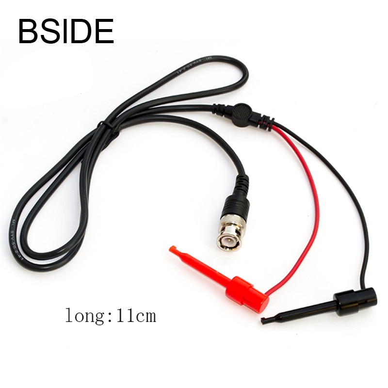 1M Bnc Stekker Naar Dual Hook Clip Test Probe Cable Lead Wire Connector