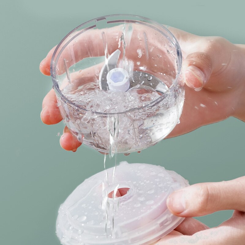 Electric Mini Food Garlic Vegetable Chopper Grinder Press for Nut Meat Fruit Rechargeable Onion Multi-Function Processor