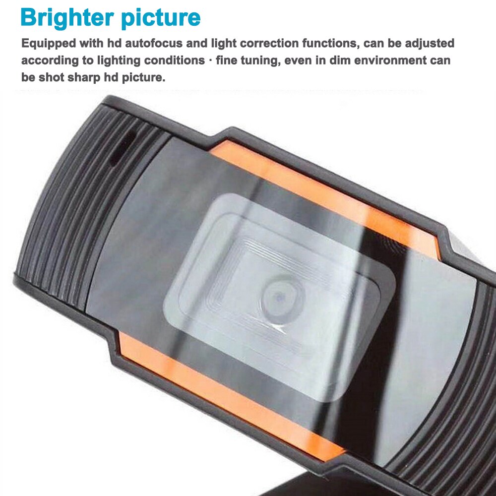 720P Camera Laptop and Desktop USB2.0 Imported Optical Lens Network Broadcast Video Call Video Conference 1280X720P 30fps Webcam