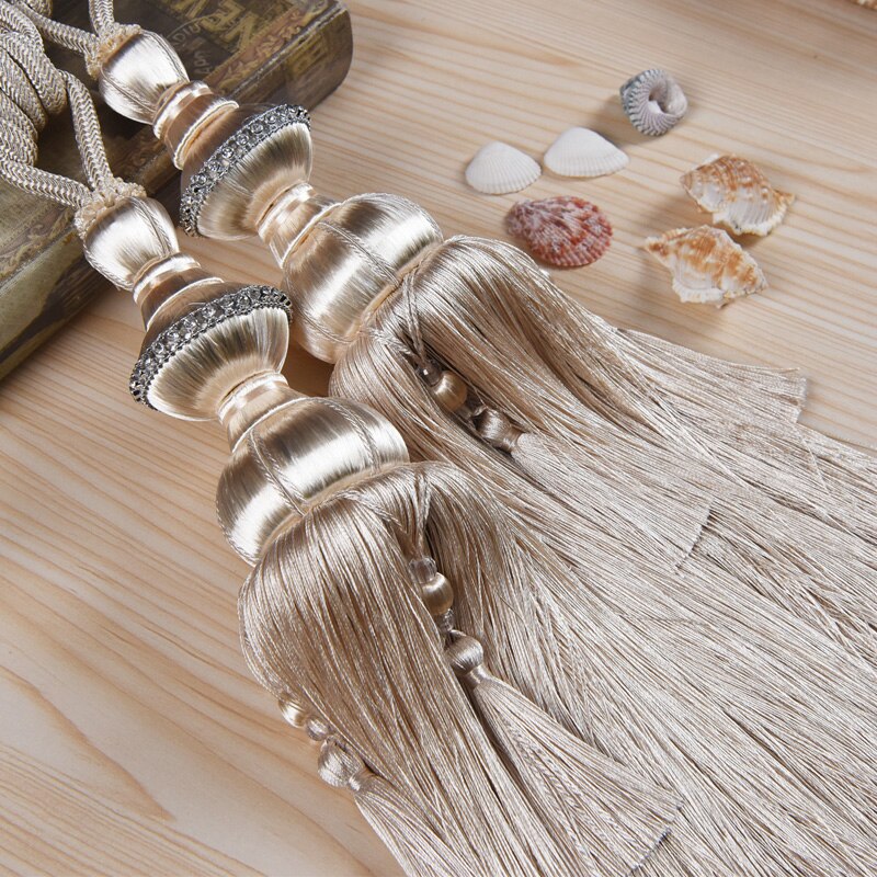 Ceinture de Suspension à Pompons pour Rideaux, en Cordes, Embrasses Décoratives en Bandages à Boucle, Accessoire de Décoration de Salon, Chambre ou Salle à Manger
