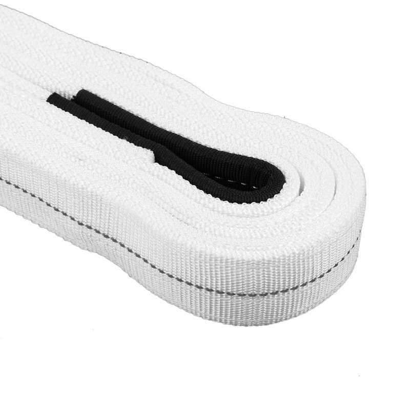 16.4ft Tow Cable 6 Tons Car Van Towing Strap with Steel U-Shaped Hooks for Emergency Heavy Duty Steel Towing Accessory