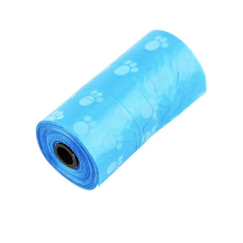 Pet Dog Poop Bag Pets Waste Garbage Bags Biodegradable Dog Pooper Bags Paw Doggy Litter Poop Bag Dispenser 5Rolls 75pcs