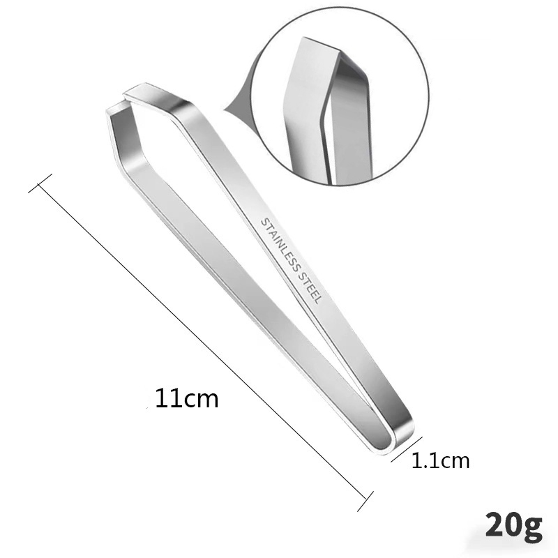 Pinzas de hueso de pescado de acero inoxidable 430, pinzas extractoras, pinzas para desplumar huesos de pescado, utensilios de cocina, 1 Uds.: green