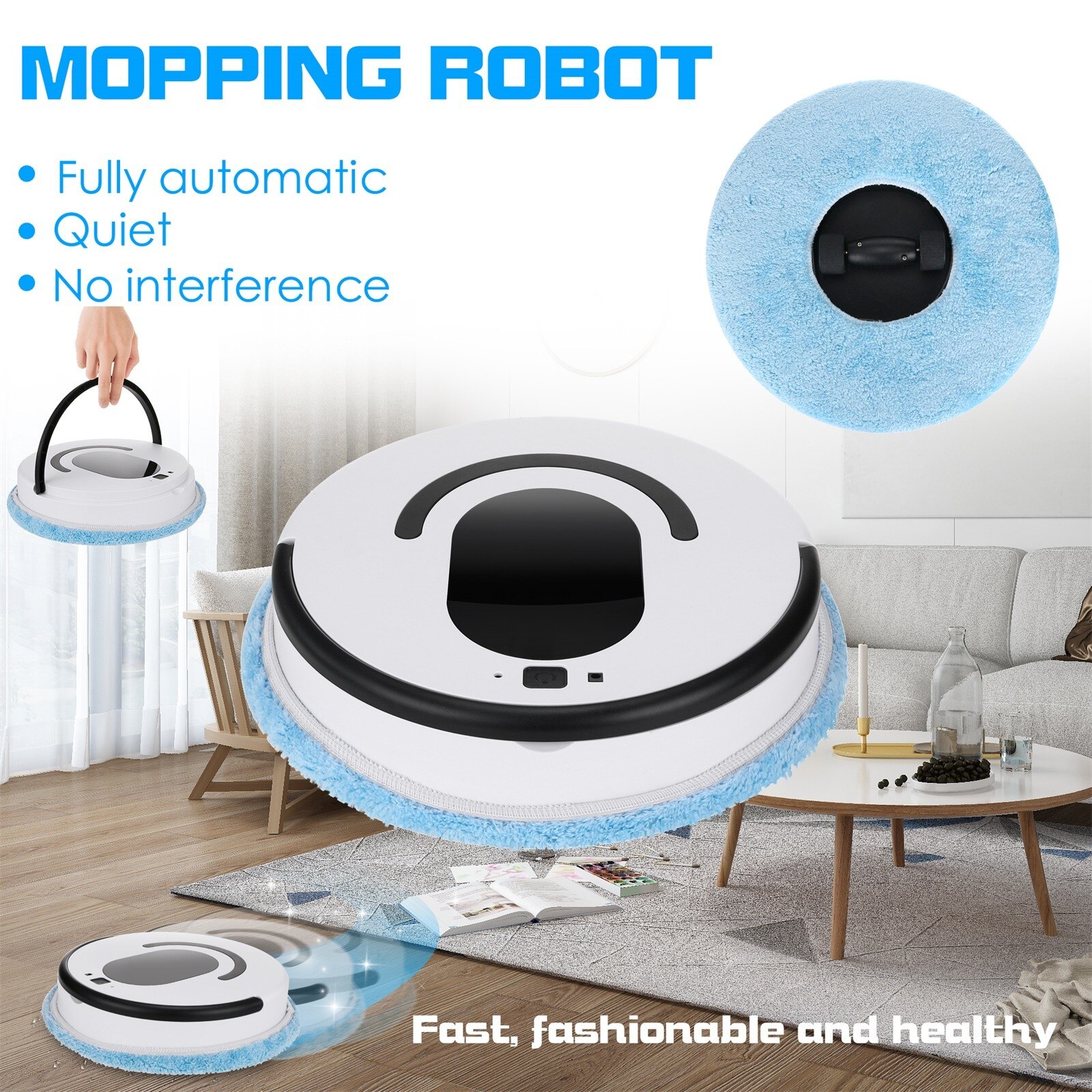 Intelligent Sweeping Robot Floor Washing Wiping Mopping Machine Wet/dry Cleaner