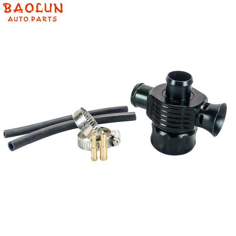 BAOLUN Universal Turbo deviatore valvola di scarico scarico doppia porta con avvisatore acustico per VW MK4 Golf Polo GTI 1.8T Saab Turbo