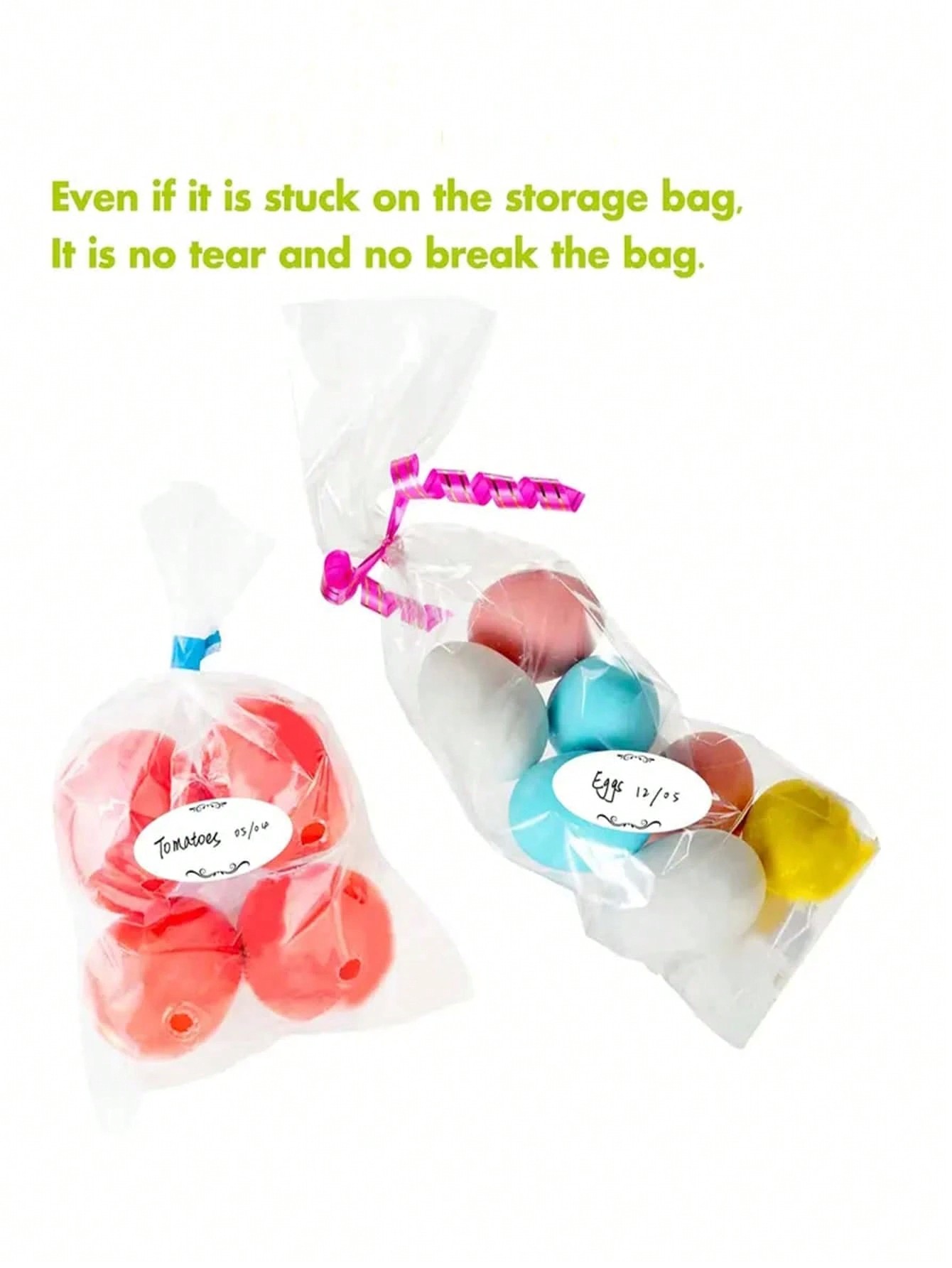 150 klistremerker, vanntett klistremerkeetikett for matmerking på kjøkken, klistremerke for forsegling av eske, emballasje for næringsvarer