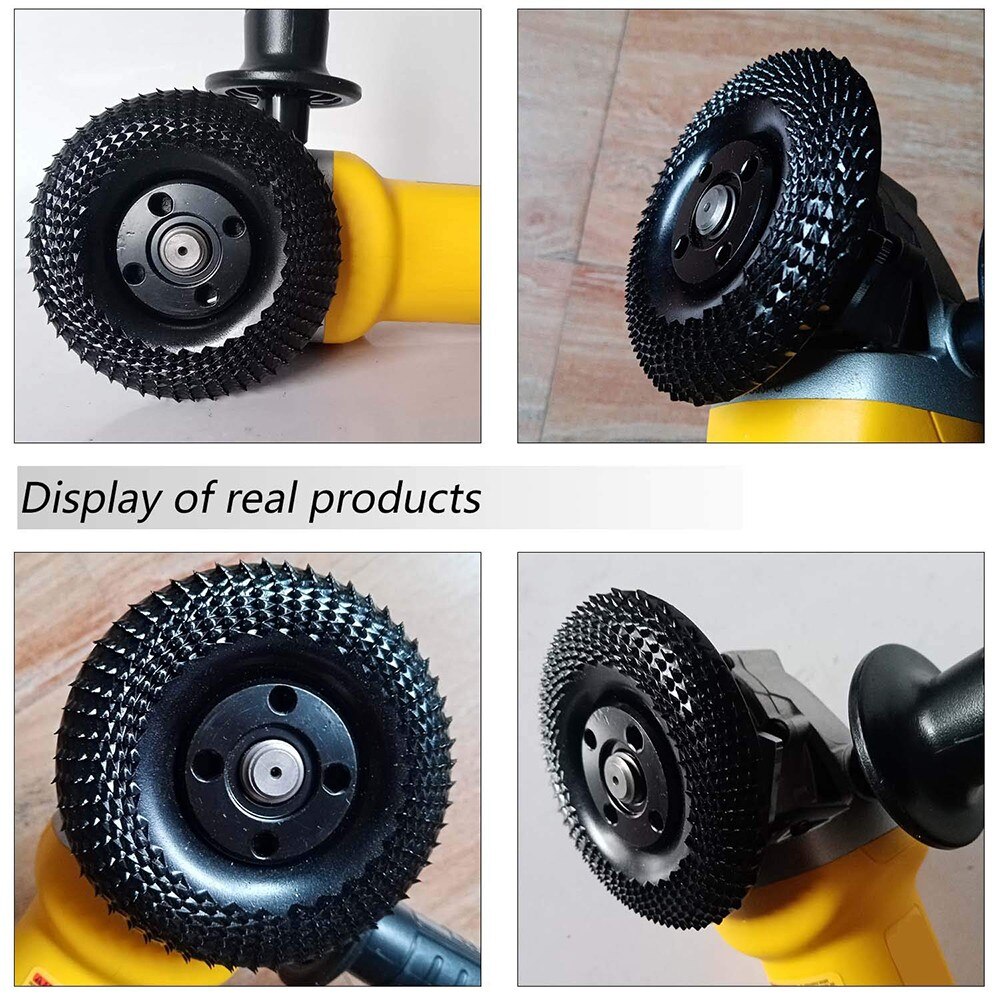 1 Pcs Grinding Wheel Polishing Disc Grinder Wheel Disc 4 Inch Wood Shaping Wheel, Wood Grinding Shaping Disk