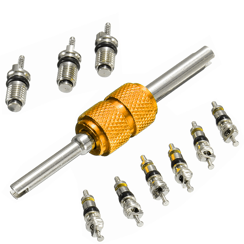 Ventilkern-Set Für Klimaanlagen – 102-teiliges Sortiment Für R134A & R12 | Für Auto-AC Service & Reparatur