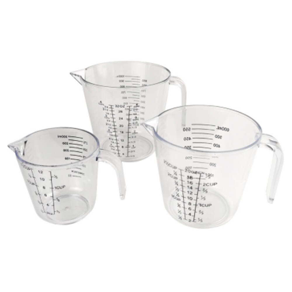 Plastic Measuring Cup with Scale for Baking Milk Tea Special Breakfast Milk Juice Measuring Cup Transparent Cup