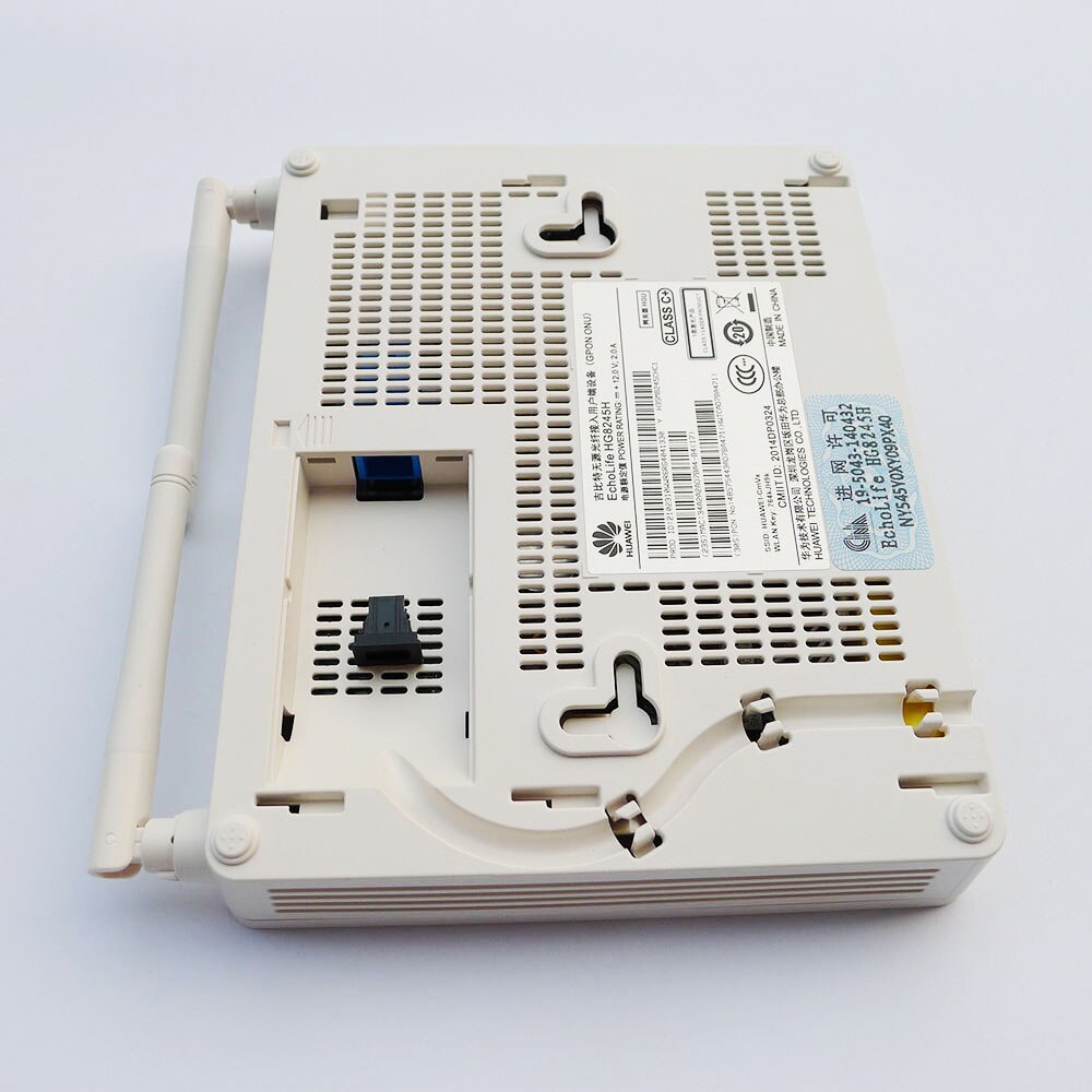 Second hand used 90% wireless Gpon Terminal HG8245H, class C+ ONU, 4 GE LAN and 2 voice ports English version