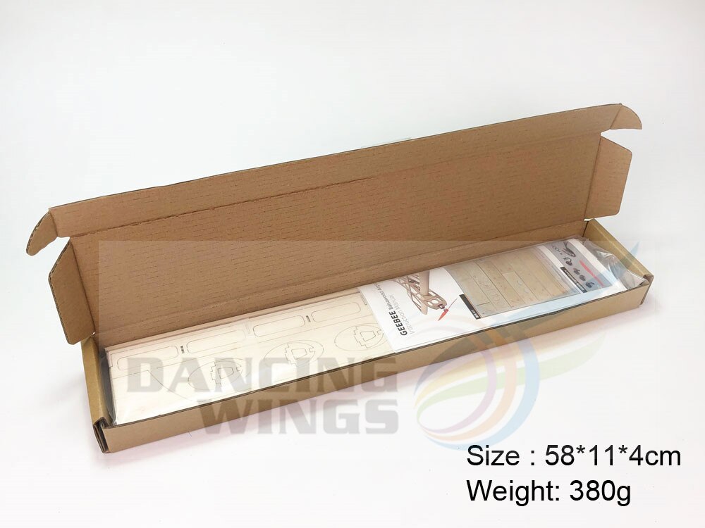 Balsahout Vliegtuig Model Geebee 600Mm Spanwijdte Balsa Kit Woodiness Model/Houten Vliegtuig Voor Hand Entry niveau Building
