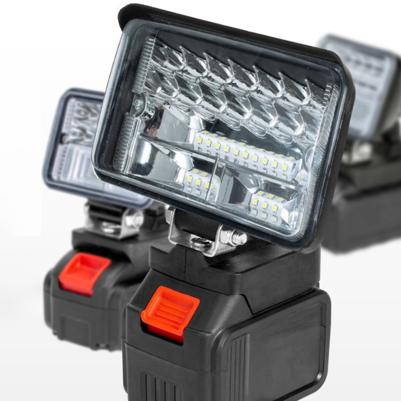 Til makita 18v li-ion batteri led arbejdslampe 3/4/8 tommer lommelygte bærbar nødprojektør udendørs camping vandreture lampe