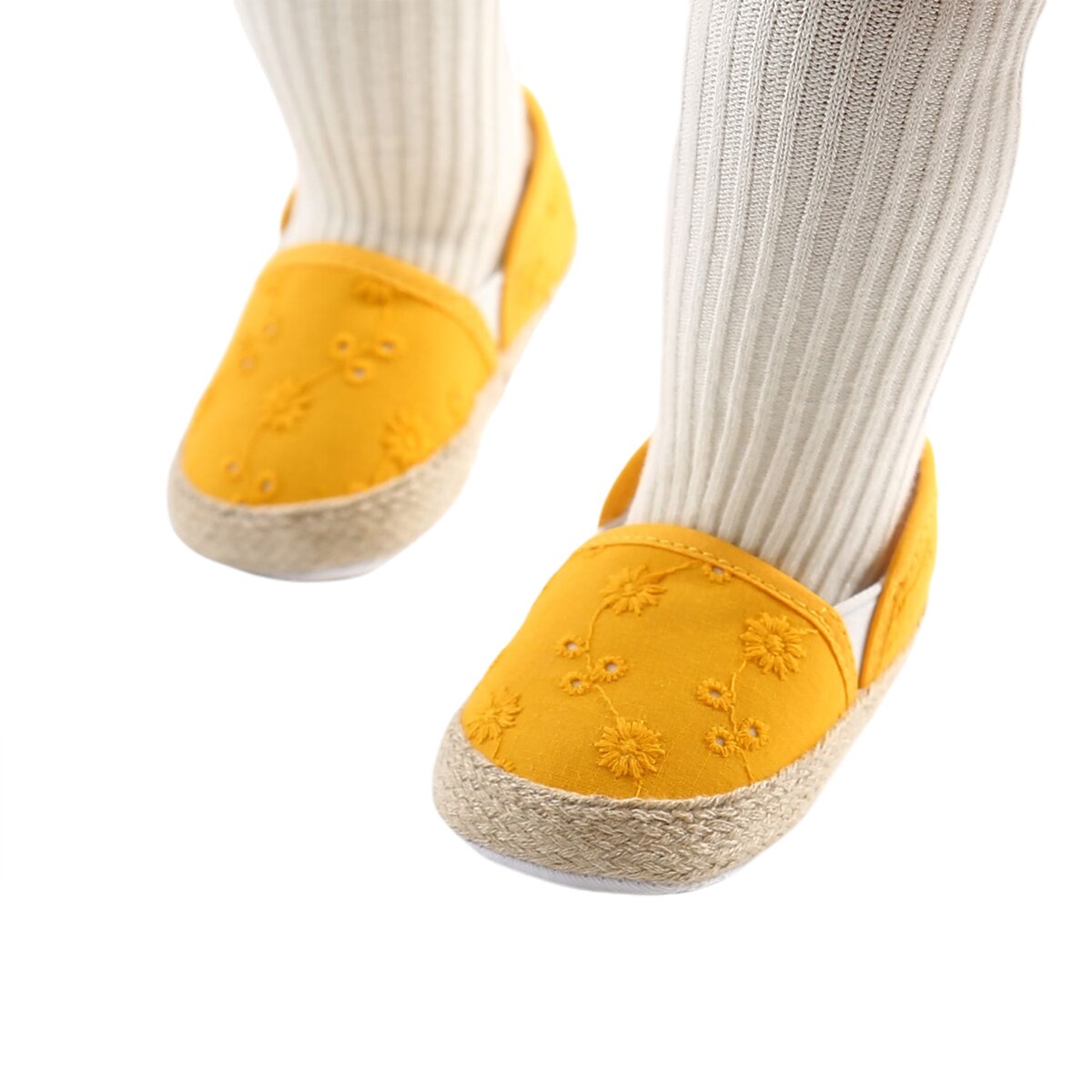 Unisex babysko første sko babyvandrere småbørn første rullator baby pige børn blød gummisål babysko strik støvler antislip