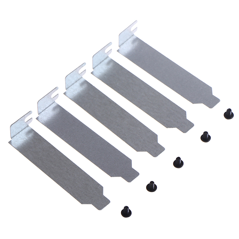 5Pcs/lot Metal PCI Slot Cover Dust Filter Blanking Board Cooling Fan Dust Filter Ventilation PC Computer Case