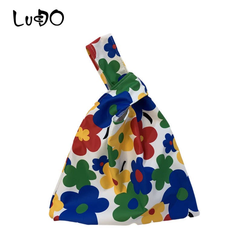 Telefone versátil pequena bolsa 2020 nova estelle wang flap oxford pulseiras moda feminina floral aberto macio bolso pano embreagem sac