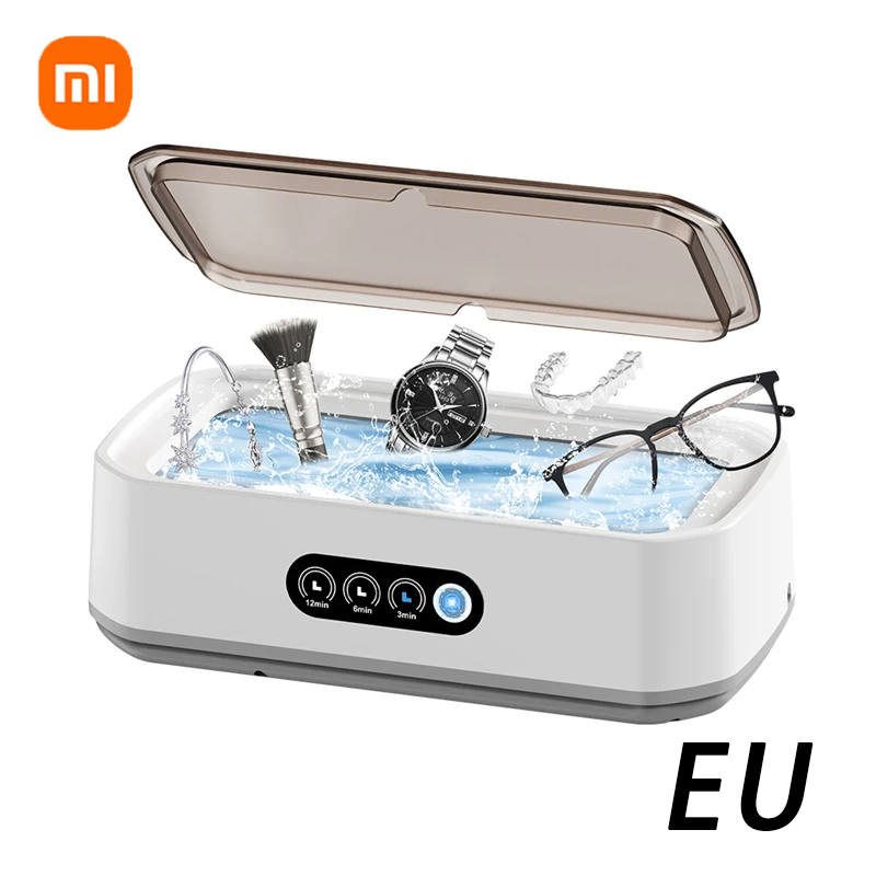 Xiaomi Ultrasonic Cleaning Machine Glasses Cleaning Machine Large Capacity Jewelry Braces Cleaner 650ml For Jewelry: PURPLE