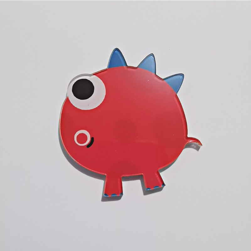 1 Piece Animal Magnetic Fridge Magnet Cartoon Dinosaur Refrigerator Message Leave Whiteboard Magnet: 1