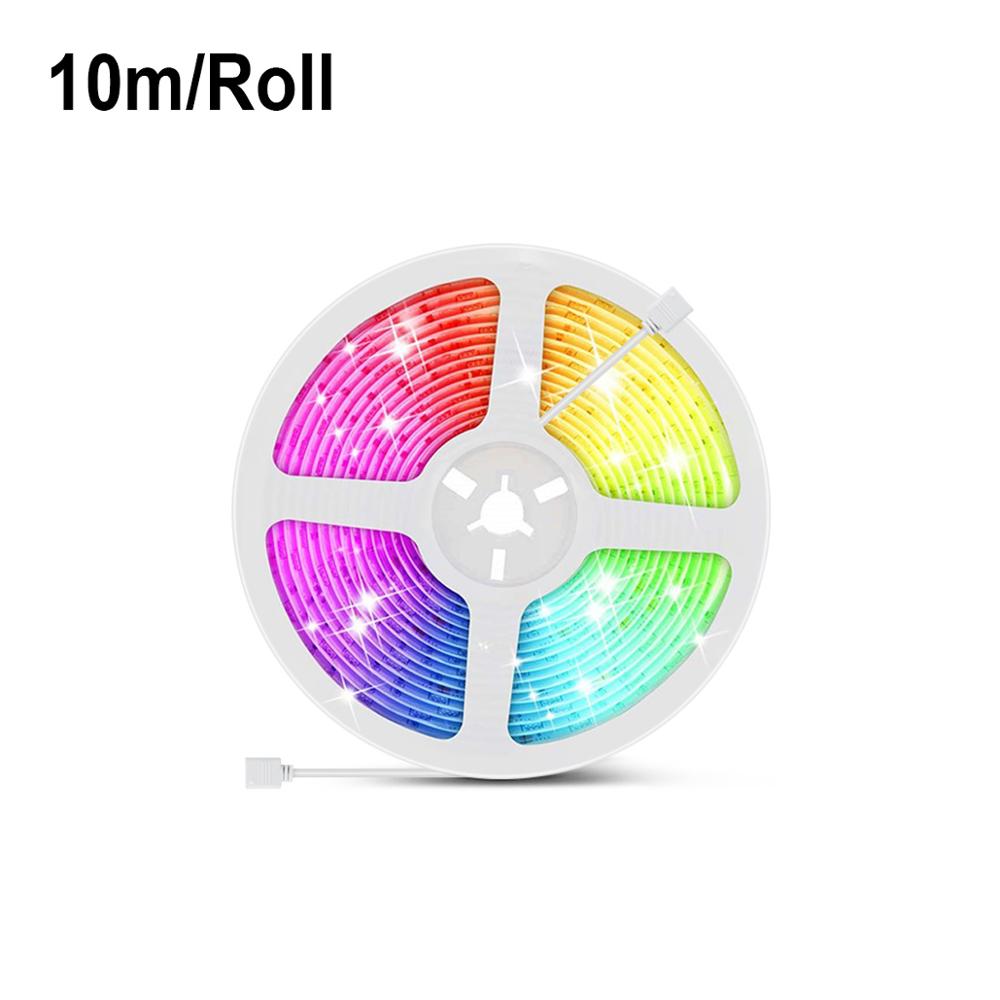 Tuya Smart Life WIFI LED Strip Light 5050RGB lampada inteligente Google Home Alexa Compatible Remote Control Smart Home Lighting: 10m No Plug No Wifi