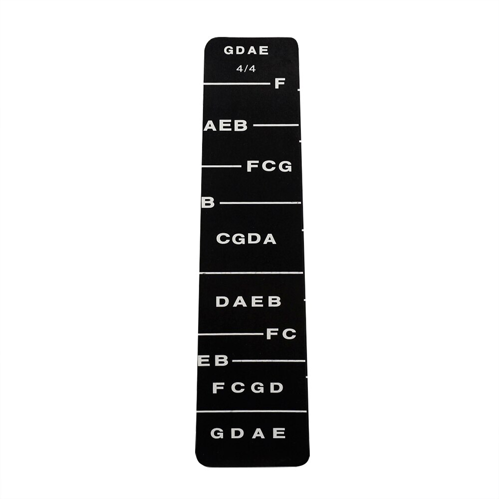 1pcs Fretboard Fingerboard Fret Finger Chart Guide Label Sticker Poster for Full 4/4 Size Violin Fiddle