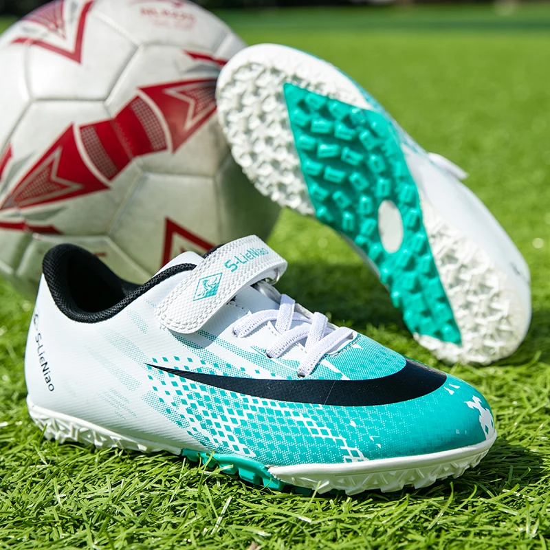 Børnefodboldsko kunstgræs fodbold futsal sko børnesneakers til fodbold børnefodboldstøvler
