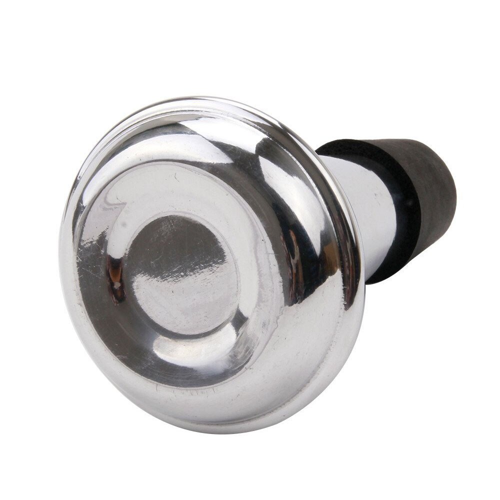 Silver trumpet metall dämpare stum aluminium övning stum lätt liten storlek