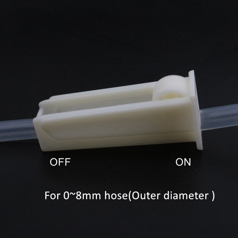 Plastic Tube Clamp Adjustable Laboratory Pinch Valve Flow Control Siphon Hose Shut Off Clamps for Tubing under 8mm O.D.