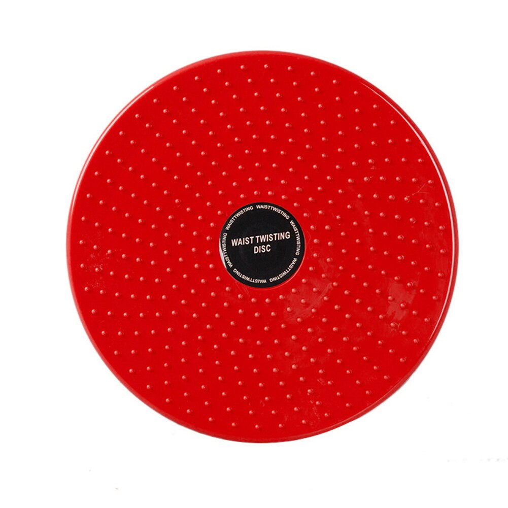 Magnetisk hem bärbar 25cm dia midja vridning skiva balans styrelse träning twister styrelsen minska midjan fett fotmassage: Röd
