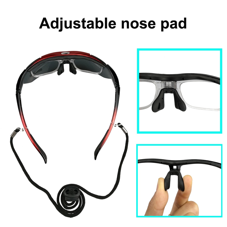 NEWBOLER 2 Rahmen Polarisierte Sonnenbrille Radfahren Outdoor Sport Fahrrad Brille Männer Frauen Bike Sonnenbrillen Brillen 5 Objektiv