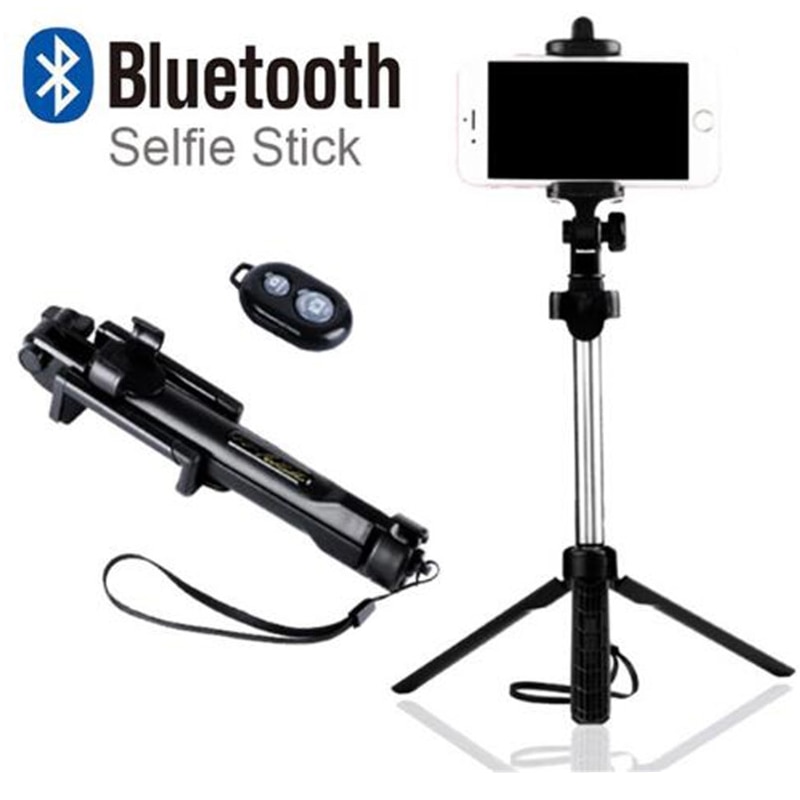 Stativ monopod selfie stick bluetooth med knapp pau de palo selfie stick för iphone 6 7 8 plus för huawei xiaomi android telefon