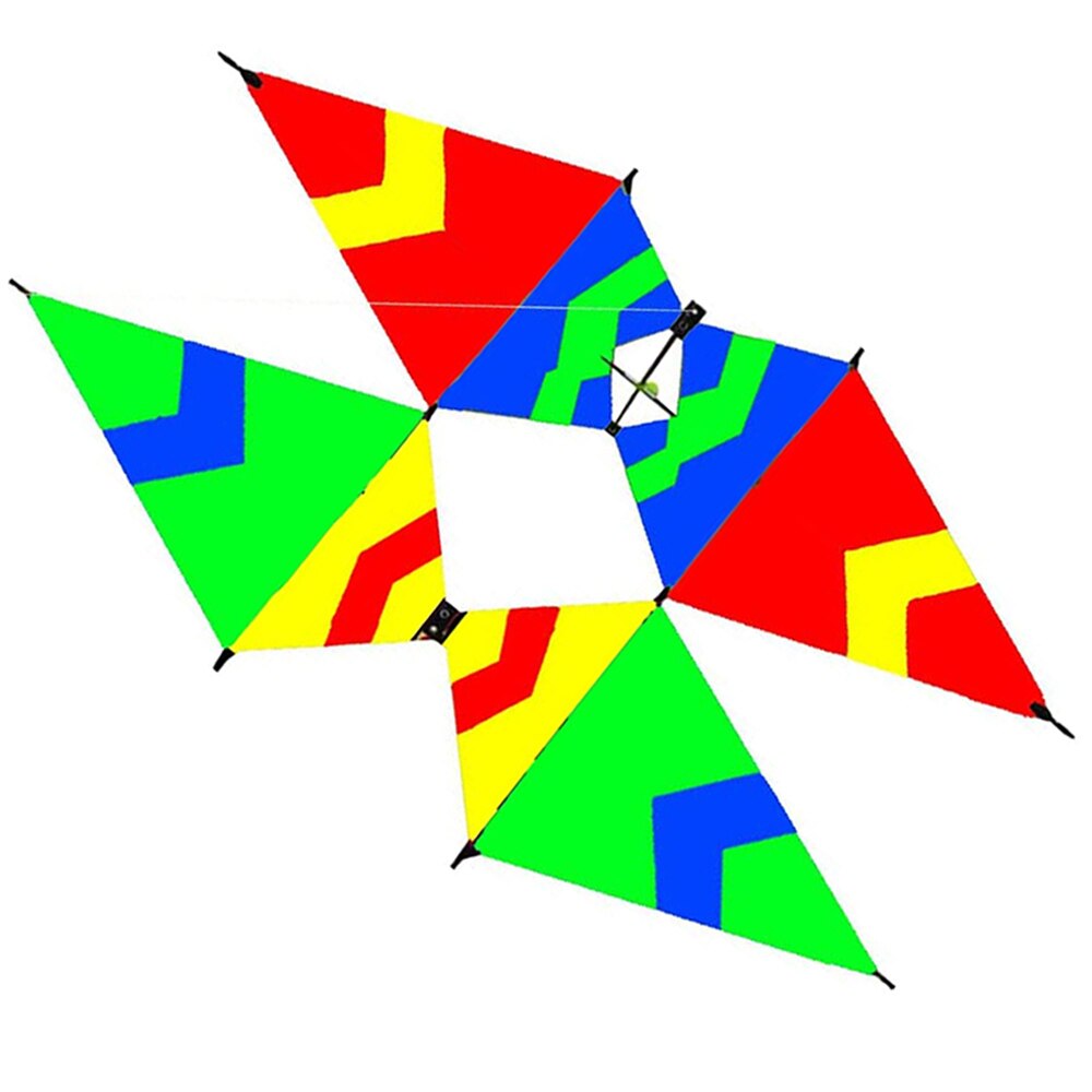 Power Box 3D Single Line Adult Kite Sports Beach With Handle and String Easy to Fly