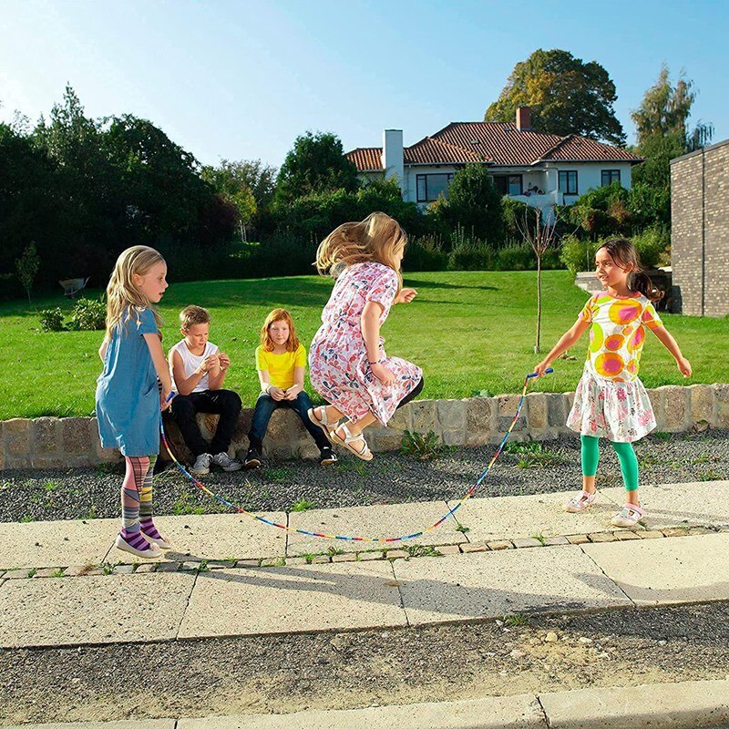 2 Pack Double Dutch Jump Rope 5M Long Jump Rope DIY Jump Rope Suitable for Children and Adults