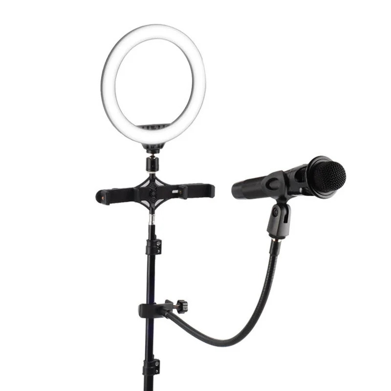Schreibtisch-Mikrofonständer, universelle Schlauchregale mit robuster Schreibtischklemme, Mikrofonständer, Mikrofon-Clip-Halter, Mikrofonarm, Schreibtischhalterung