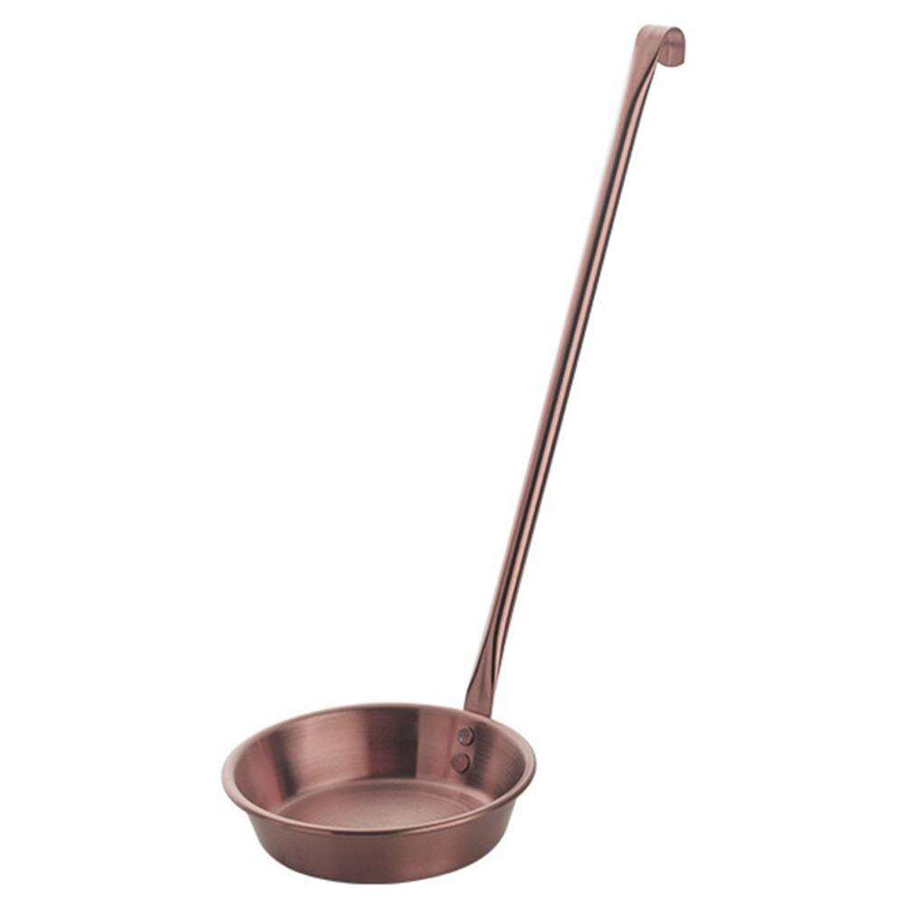 Stainless Steel Spoon Food Grade Cooking Ladle Long Handle Anti-scalding Fancy Non-stick Stainless Steel Soup Ladle: Rose Gold