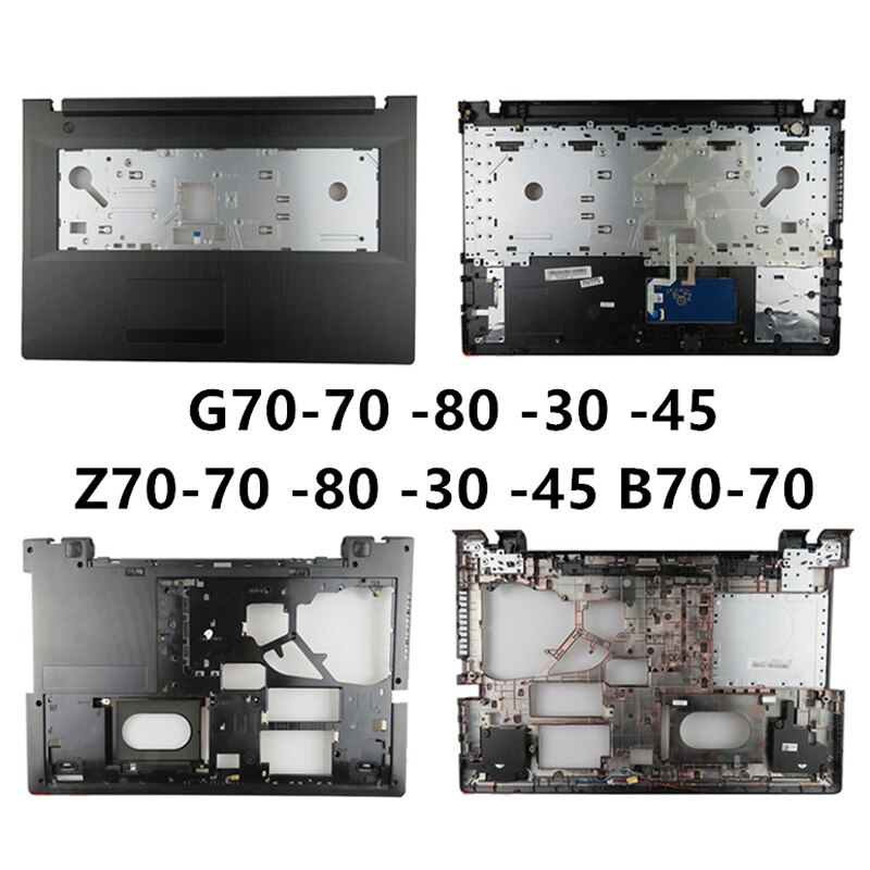 ordenador portátil para Lenovo G70-70 -80 -30 -45 / Z70-70 -80 -30 -45 / B70-70 reposamanos cubierta superior o cubierta inferior minúscula