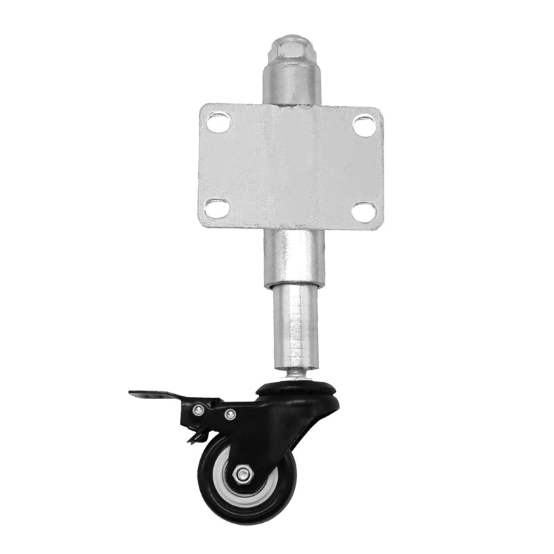 Brake function available Swing Door Gate Wheel Spring Loaded Swivel Caster with Heavy Duty 110lbs 50kg Load Capacity