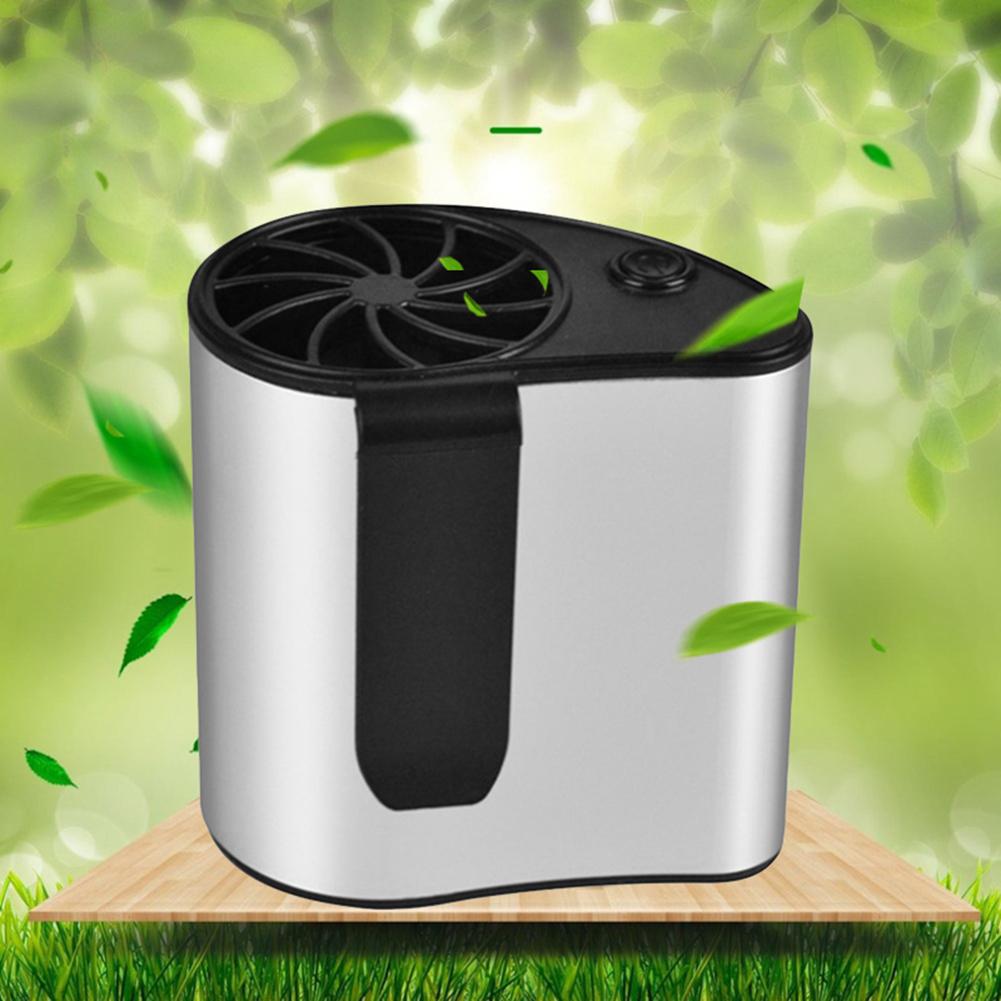 Mini 3- trins mobilt klimaanlæg lille ventilator udendørs bærbar bærbar usb genopladelig taljeklipsbalsam