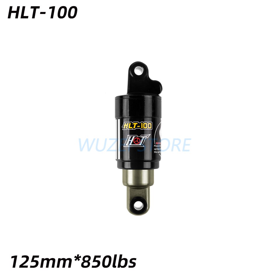 HTL-100-amortiguador trasero para bicicleta de montaña, 125/150/165/185mm, 185 libras, 850/1000